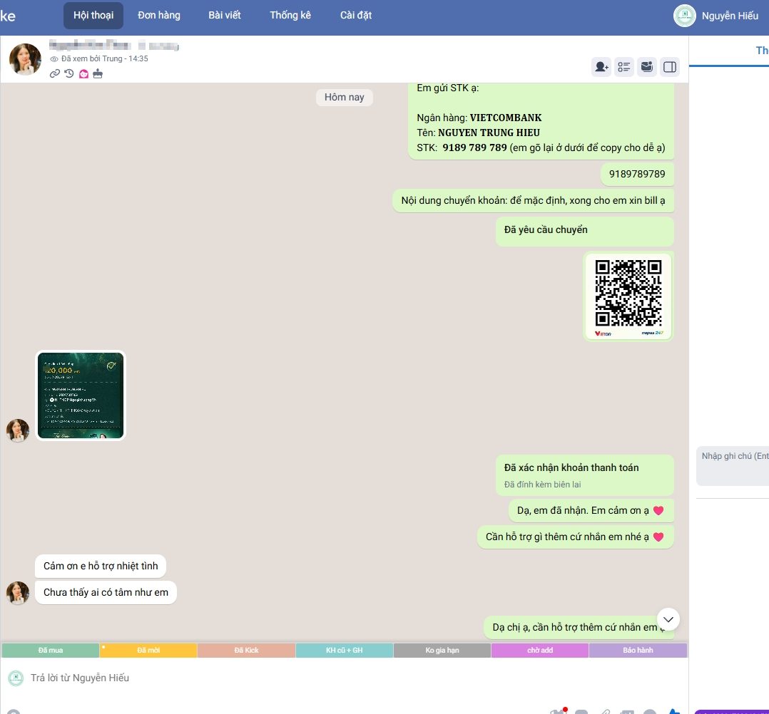 Phản hồi khách hàng 8